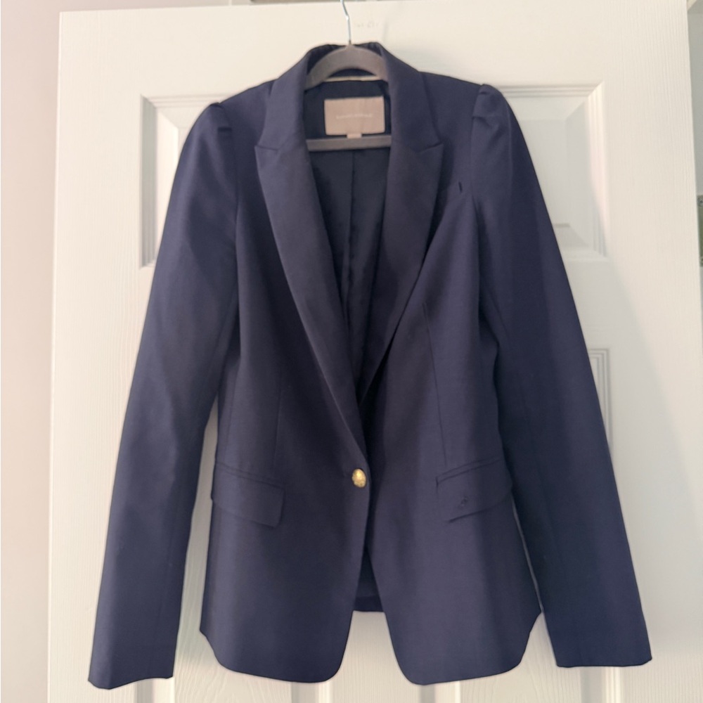 Navy Women's Blazer Banana Republic size 0